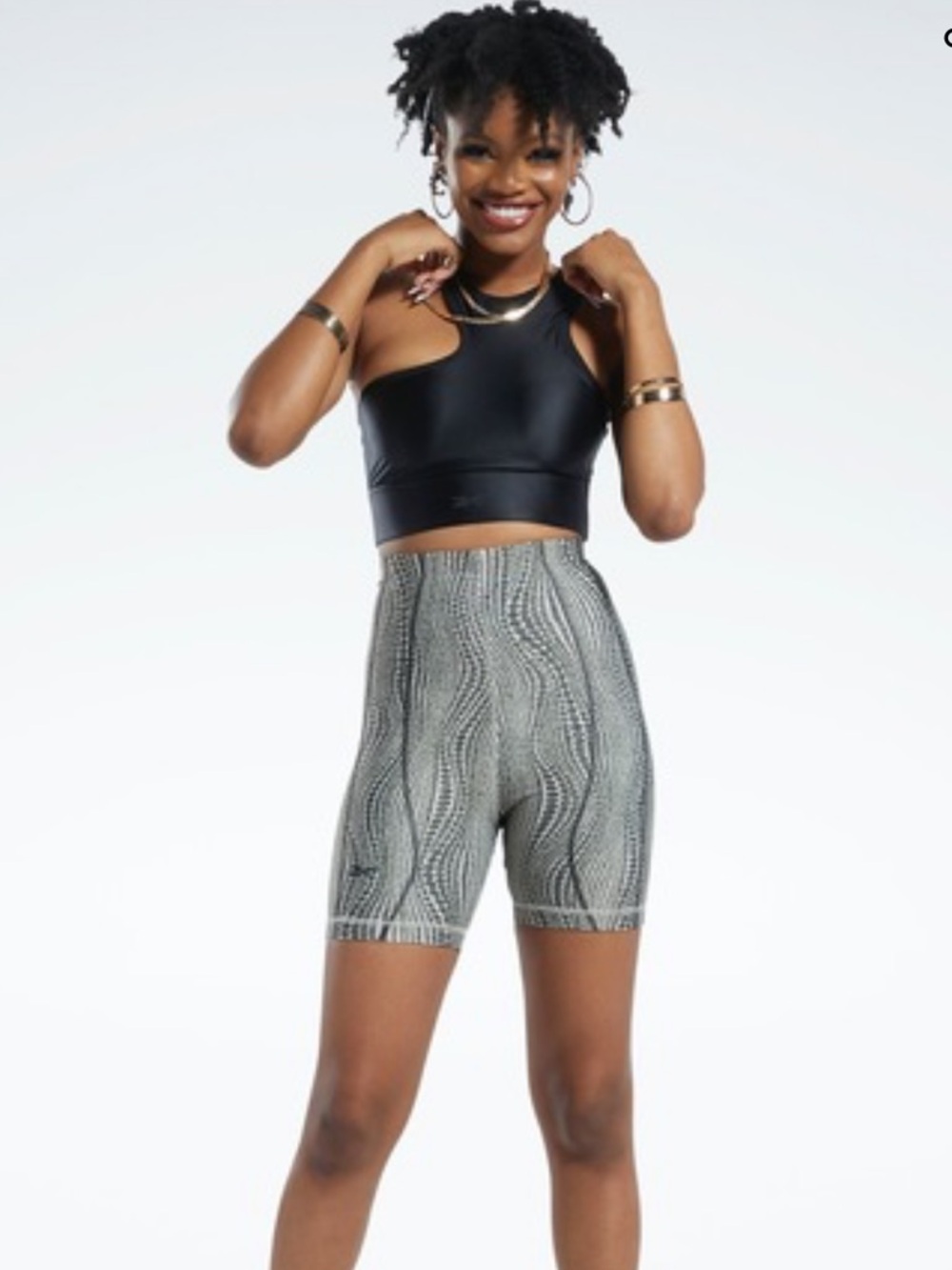 Reebok Cardi B High waist Women's Bike Shorts